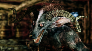 Some fantasy goat creature